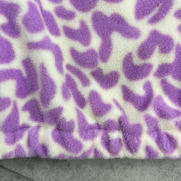 🔆 O'Neill🔆 Womens Sierra Fleece Top jacket cozy warm zip cheetah - Picture 13 of 16